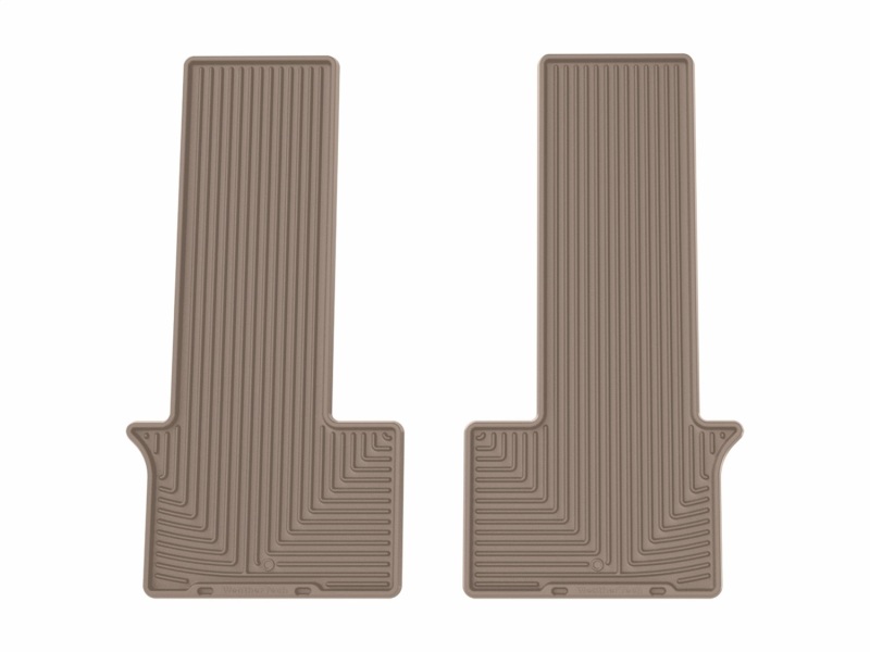 Kia Carnival Hybrid Floor Mats - Rear - WeatherTech - All-Weather - Tan - `25-`26