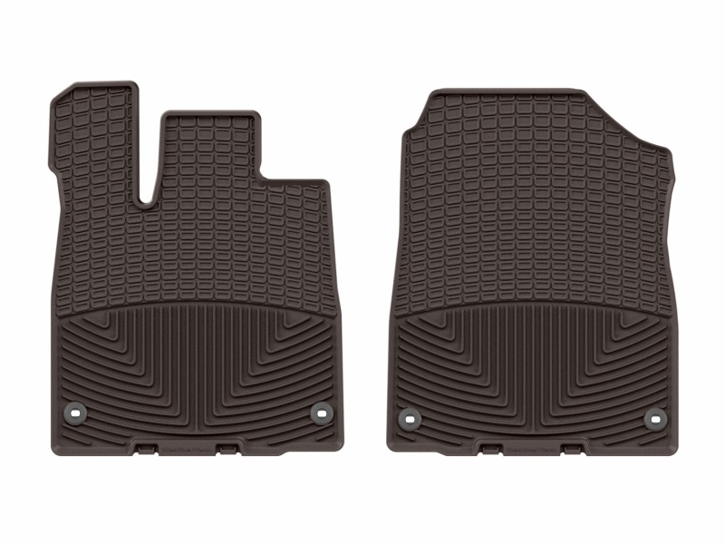 Acura MDX Floor Mats - Front - WeatherTech - All-Weather - Cocoa - `22-`26