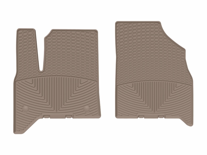 Buick Enclave Rubber Floor Mats - Front - WeatherTech - All-Weather - Black - `25-`26