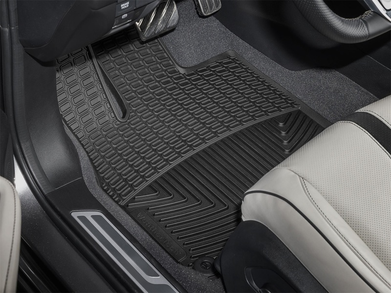 Acura RDX Rubber Floor Mats - Front - WeatherTech - All-Weather - Black - `19-`26