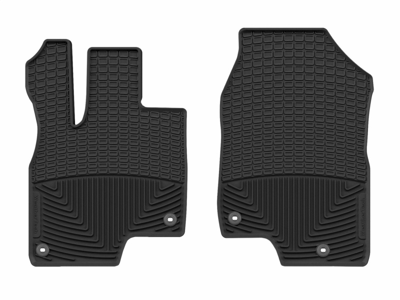 Acura RDX Rubber Floor Mats - Front - WeatherTech - All-Weather - Black - `19-`26