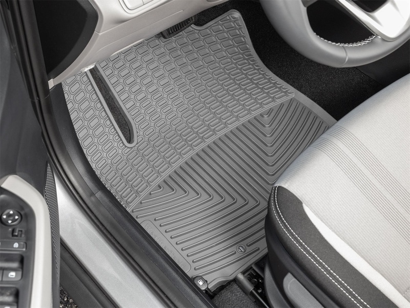 BMW X1 Floor Mats - Front - WeatherTech - All-Weather - Grey - `16-`22