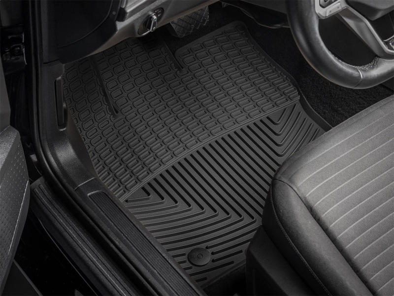 Volkswagen Jetta Floor Mats - Front - WeatherTech - All-Weather - Black - `19-`25