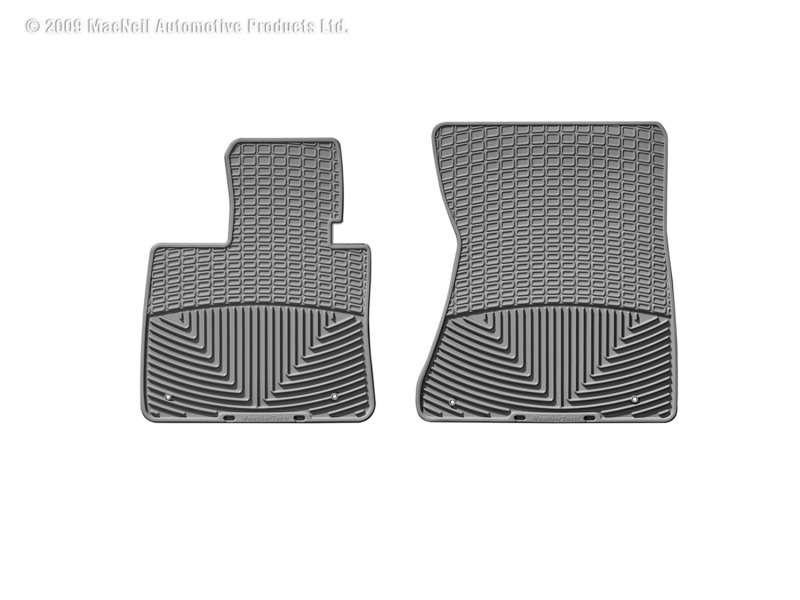 BMW X5 Rubber Floor Mats - Front - WeatherTech - All-Weather - Grey - `07-`13