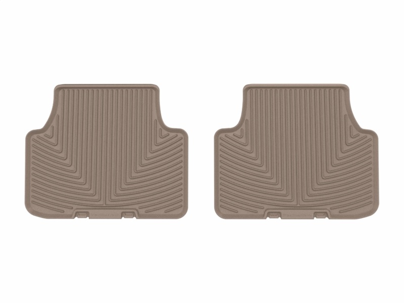 Volkswagen Jetta Floor Mats - Rear - WeatherTech - All-Weather - Tan - `19-`25