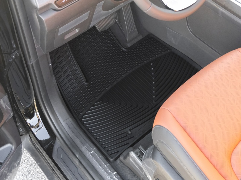 Kia Carnival Floor Mats - Front - WeatherTech - All-Weather Rubber - Black - `25-`26