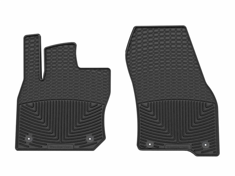 Volkswagen Tiguan Floor Mats - Front - WeatherTech - All-Weather - Black - `25-`26