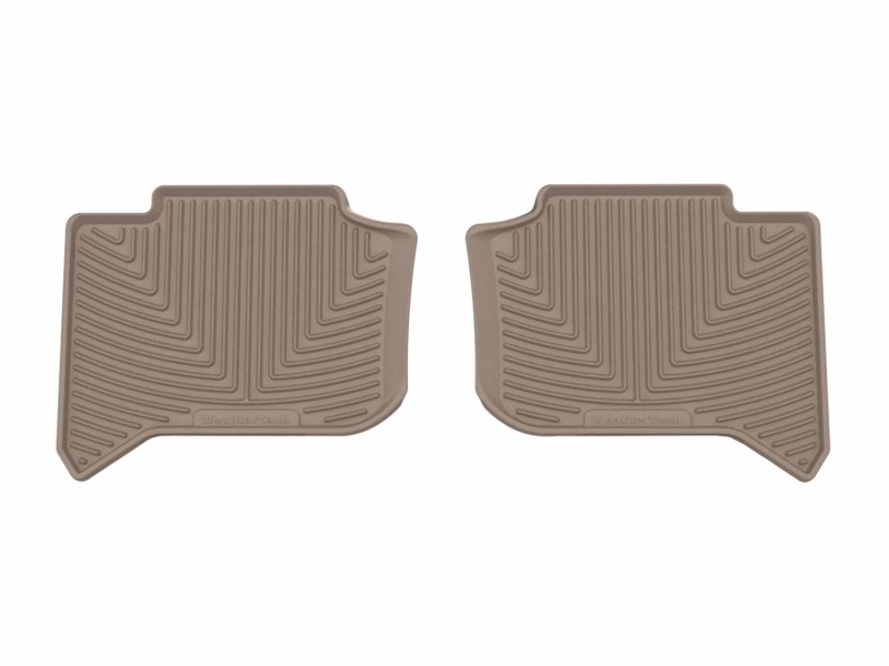Toyota 4Runner Floor Mats - Rear - WeatherTech - All-Weather - Tan - `25-`26