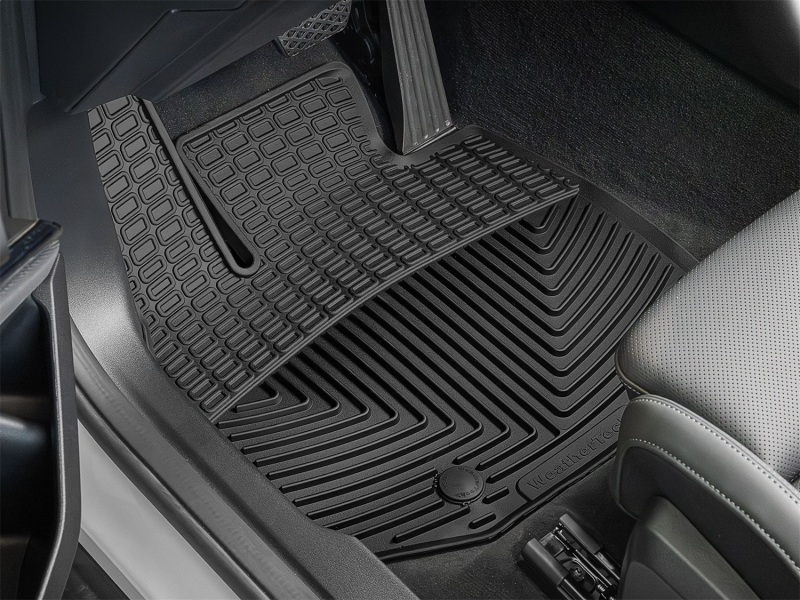 BMW X3 Rubber Floor Mats - Front - WeatherTech - All-Weather - Black - `25-`26