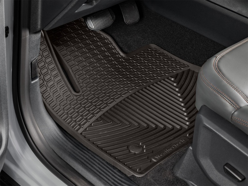 Ford Expedition Floor Mats - Front - WeatherTech - All-Weather - Cocoa - `25-`26