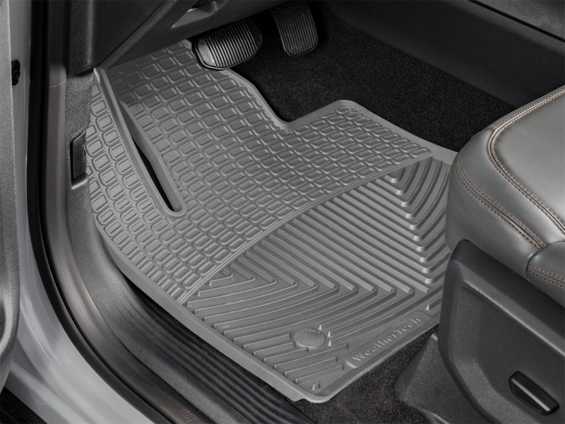 Ford Expedition Floor Mats - Front - WeatherTech - All-Weather - Grey - `25-`26