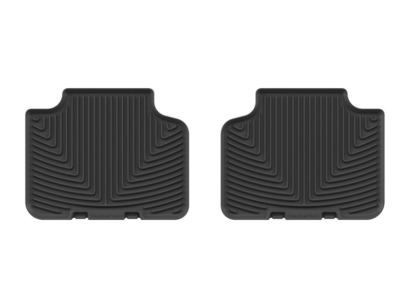 BMW X2 Floor Mats - Rubber - Rear - WeatherTech - All-Weather - Black - `18-`26