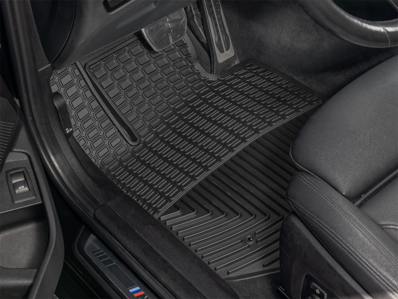 BMW 3-Series Rubber Floor Mats - Front - WeatherTech - All-Weather - Black - `19-`26