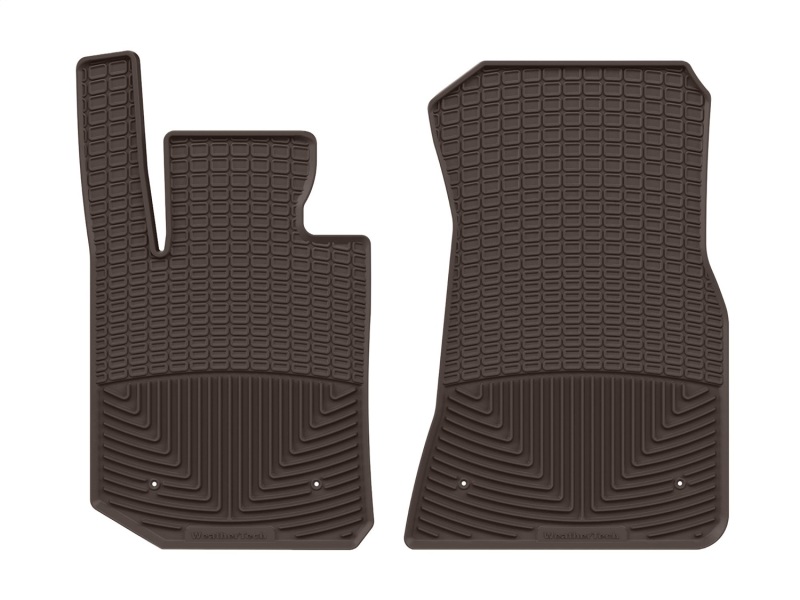 BMW 3-Series Floor Mats - Front - WeatherTech - All-Weather - Cocoa - `19-`26