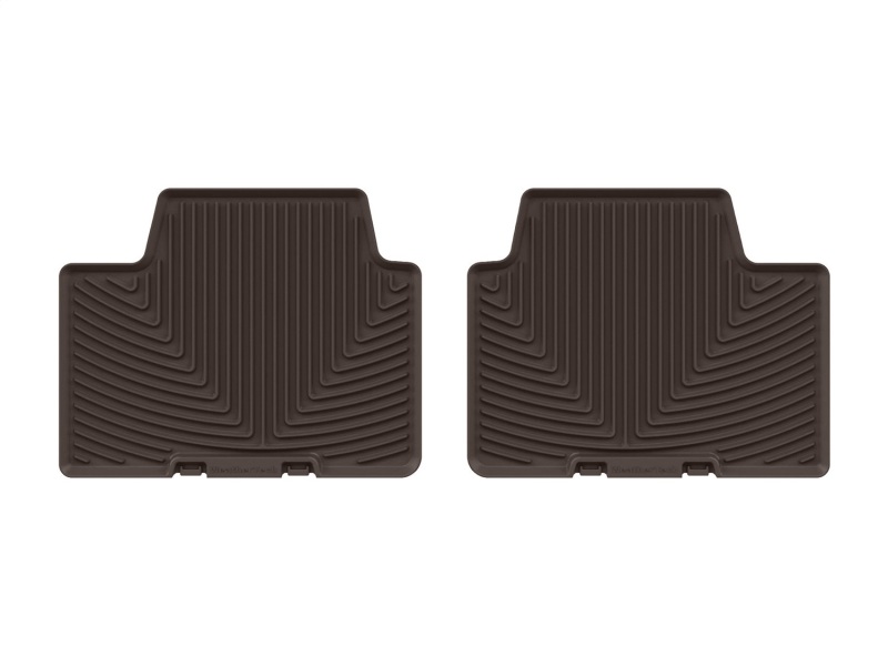 BMW M3 Floor Mats - Rear - WeatherTech - All-Weather - Cocoa - `21-`26