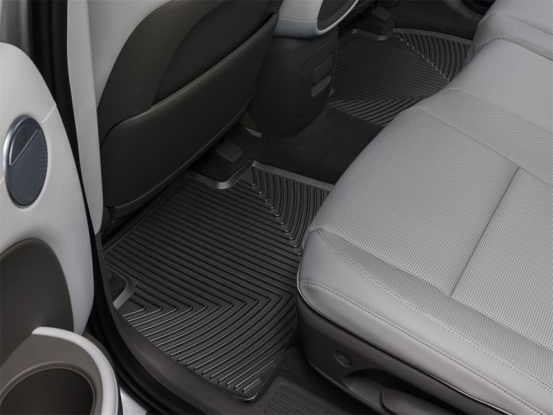 Hyundai Palisade Rubber Floor Mats - Rear - WeatherTech - All Weather - Black - 2026+