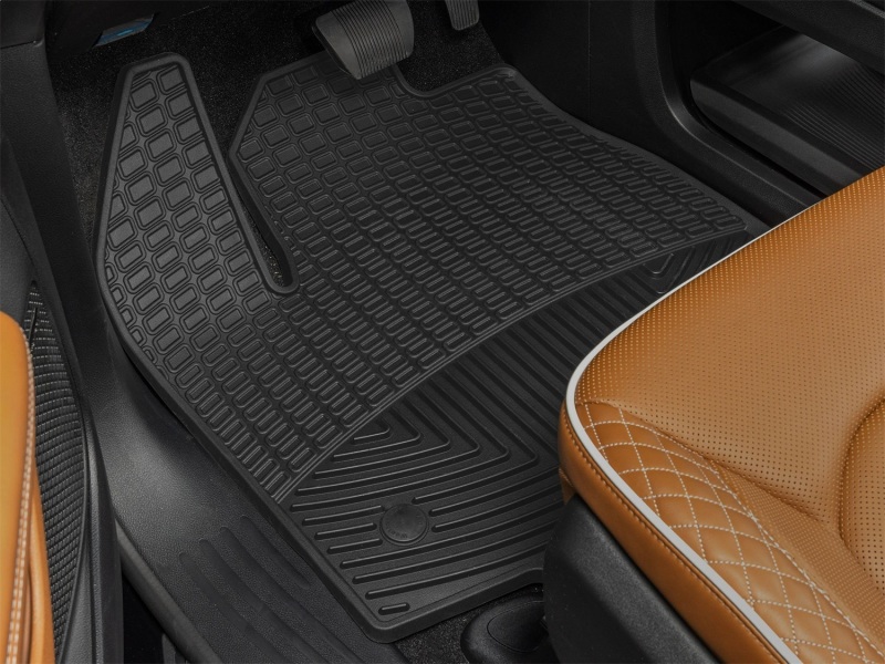 Chrysler Pacifica Floor Mats - Front - WeatherTech - All Weather - Black - `21-`26