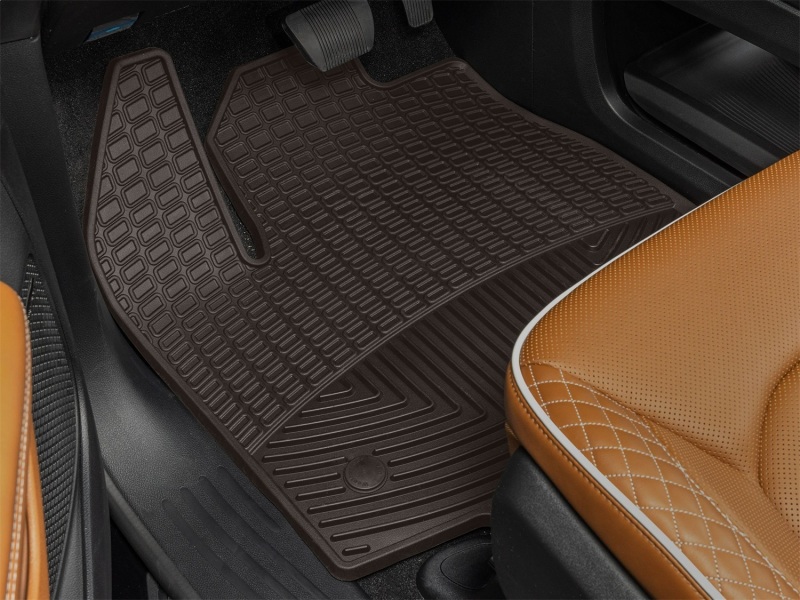 Chrysler Pacifica Hybrid Floor Mats - Front - WeatherTech - All Weather - Cocoa - `21-`25