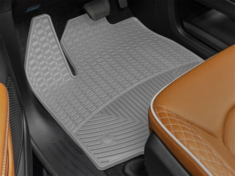 Chrysler Pacifica Floor Mats - Front - WeatherTech - All Weather - Grey - `21-`26