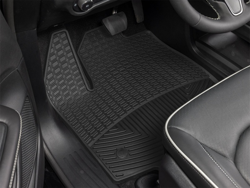 Chrysler Pacifica Floor Mats - Rubber - Front - WeatherTech - All-Weather - Black - `17-`27