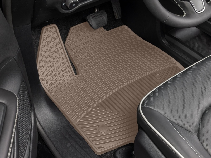 Chrysler Pacifica Floor Mats - Front - WeatherTech - All-Weather - Tan - `17-`27