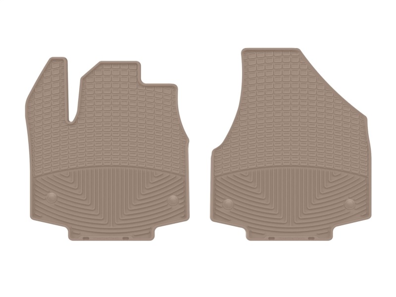 Chrysler Pacifica Floor Mats - Front - WeatherTech - All-Weather - Tan - `17-`27