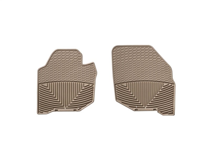 Honda Fit Rubber Floor Mats - Front - WeatherTech - All-Weather - Tan - `07-`08
