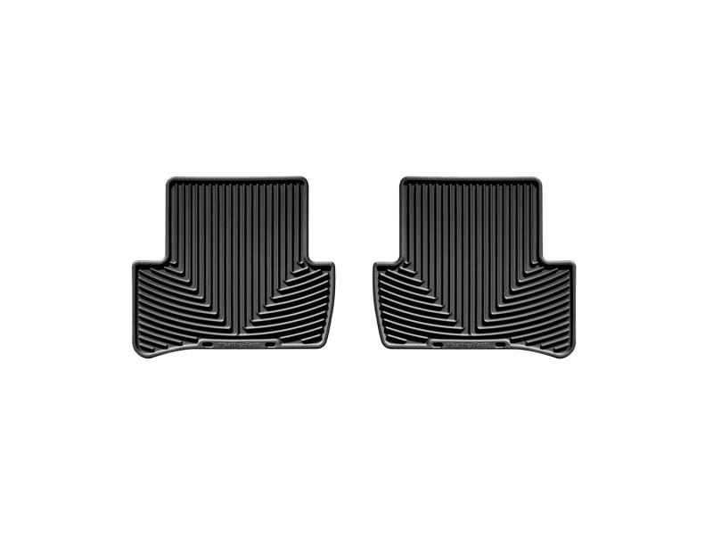 Mercedes-Benz C-Class Rubber Mats - Rear - WeatherTech - All-Weather - Black - `08-`11