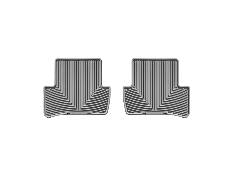 Mercedes-Benz C-Class Floor Mats - Rubber - Rear - WeatherTech - All-Weather - Grey - `08-`11
