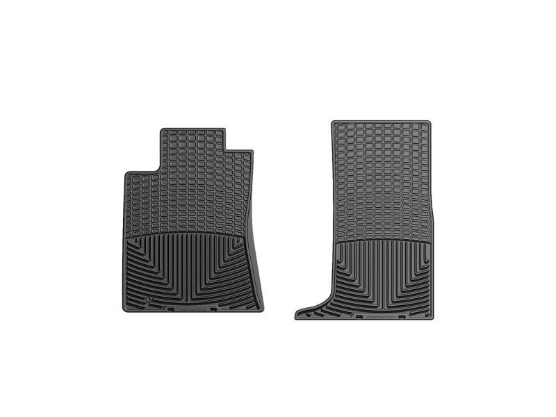 Cadillac CTS Rubber Floor Mats - Front - WeatherTech - All-Weather - Black - `08-`10