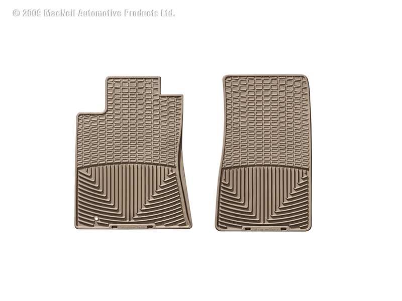 Cadillac CTS Floor Mats - Front - WeatherTech - All-Weather - Tan - `08-`10