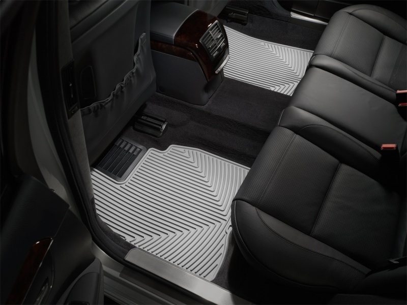 Mercedes-Benz S-Class Floor Mats - Rear - WeatherTech - All-Weather - Grey - `07-`13
