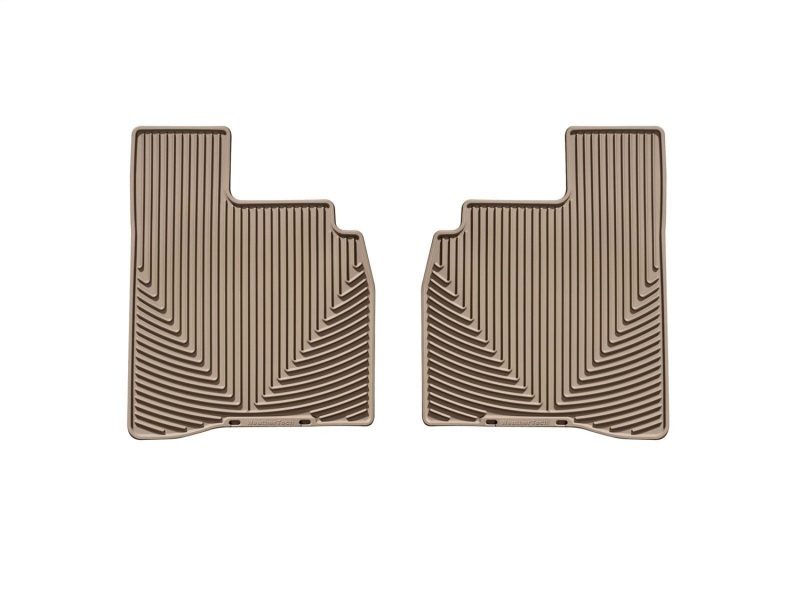 Mercedes-Benz S-Class Rear Rubber Mats - WeatherTech - All-Weather - Tan - `07-`13
