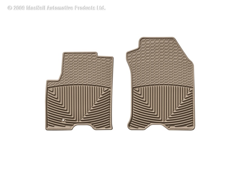 Ford Focus Rubber Mats - Front - WeatherTech - All-Weather - Tan - `09-`11