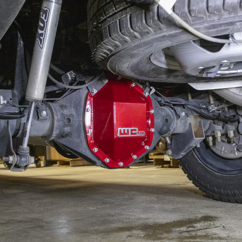 Ram Cummins Differential Cover - Rear - Wehrli - Fabricated Aluminum - Fine Texture Black - `19-`24