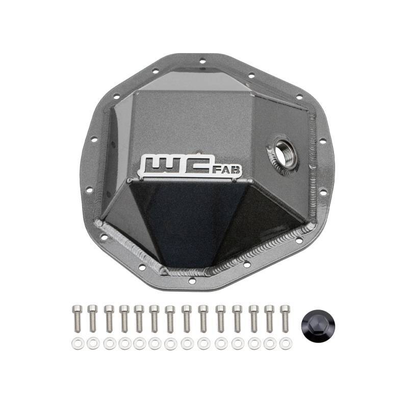 Ram Cummins Differential Cover - Rear - Wehrli - Fabricated Aluminum - Gun Metal - `19-`24