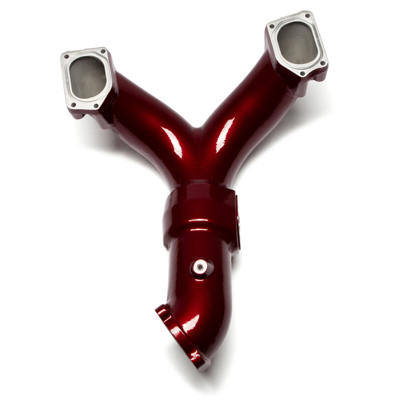 Ford Power Stroke Y-Bridge Kit - Wehrli - High Flow w/ Turbo Inlet - Candy Red - `20-`26