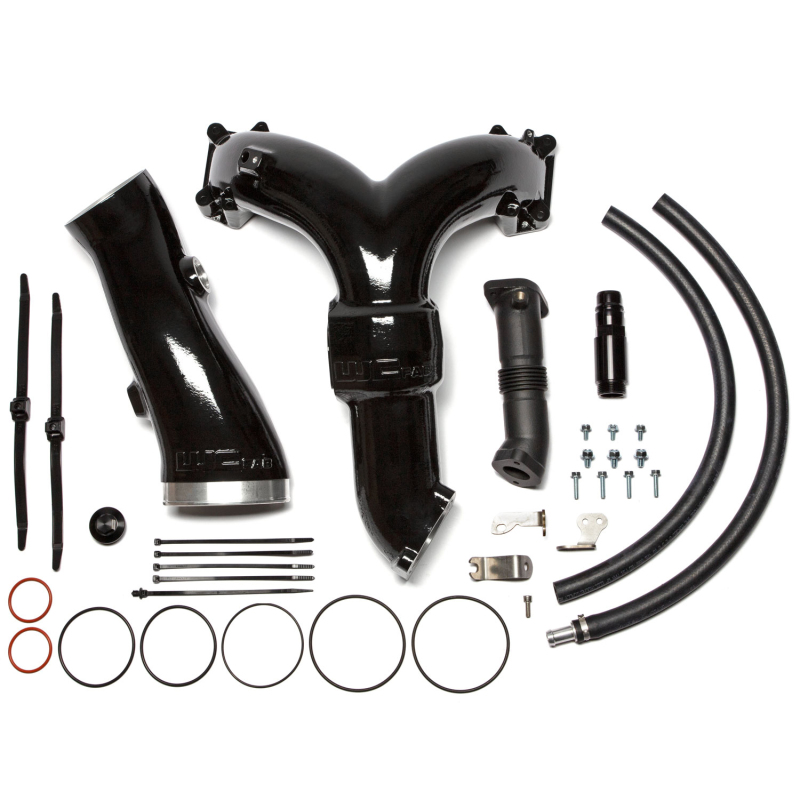 Ford Power Stroke Performance Air Intake - Wehrli - High Flow Y-Bridge Kit - Gloss Black - `20-`26