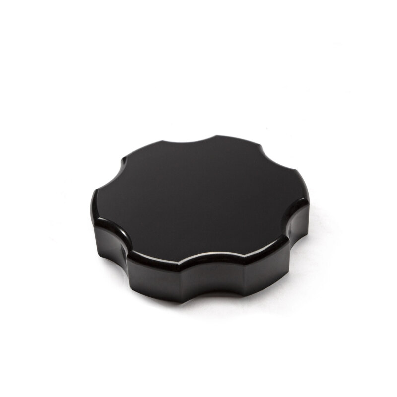 Ford Super Duty Power Steering Reservoir Cap - Wehrli - Billet Black Anodized - Black - `17-`26