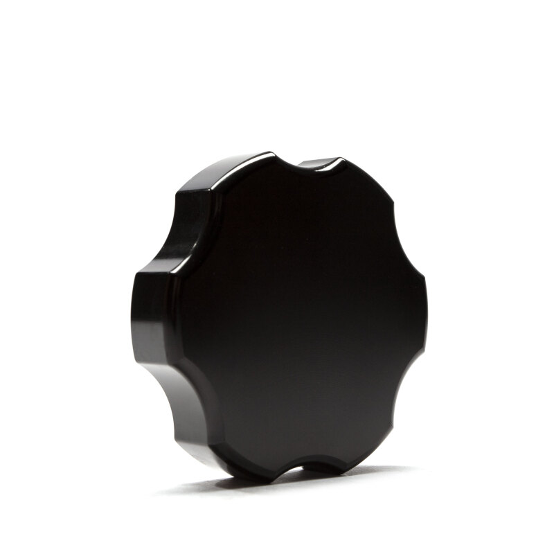 Ford Super Duty Power Steering Reservoir Cap - Wehrli - Billet Black Anodized - Black - `17-`26