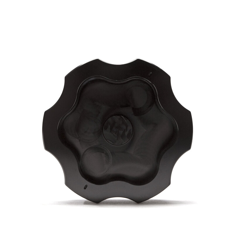 Ford Super Duty Power Steering Reservoir Cap - Wehrli - Billet Black Anodized - Black - `17-`26