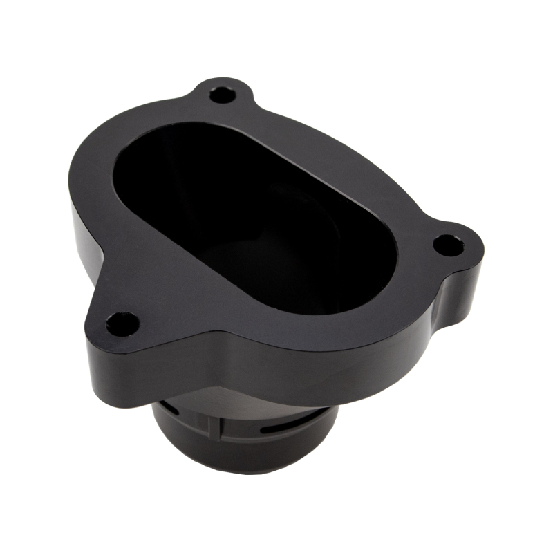 Ford F250 Super Duty Thermostat Housing Kit - Wehrli - Billet Aluminum - Black Anodized - `11-`25