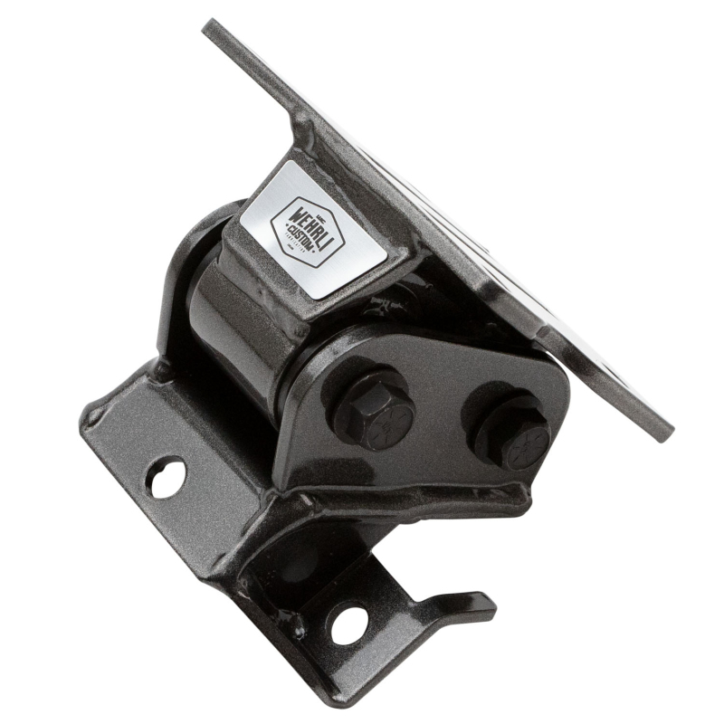 GMC Sierra 3500HD Engine Mounts - Wehrli - Heavy Duty - Gloss Black - `01-`10
