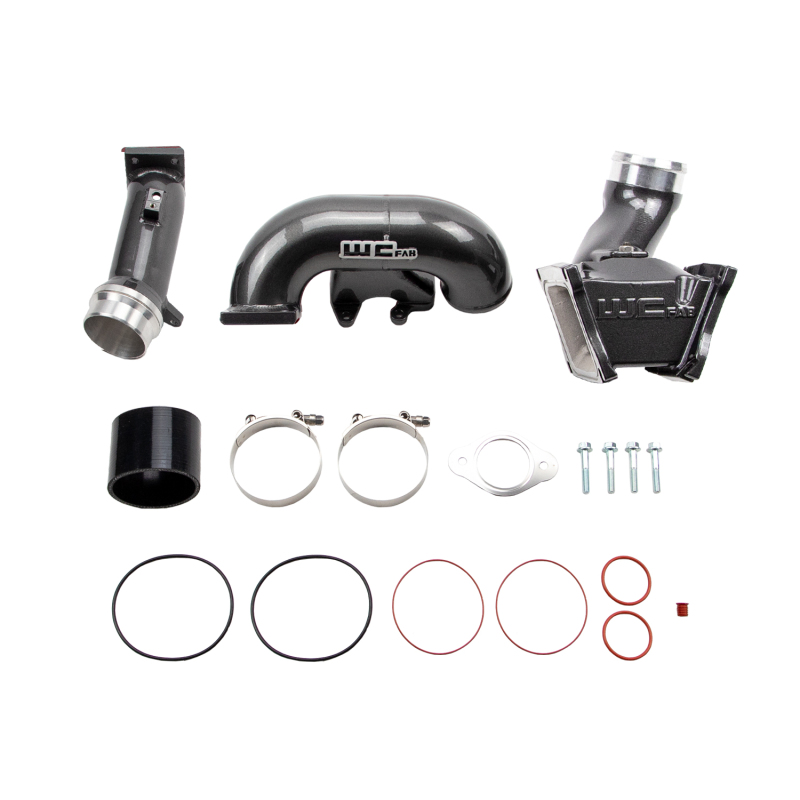 Chevrolet Silverado Performance Air Intake - Wehrli - 3in Y-Bridge Kit - Illusion Blueberry - `06-`07