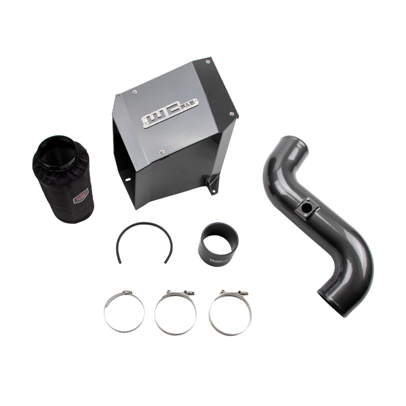 GMC Sierra 2500HD Performance Air Intake - Wehrli - 4in with Air Box - Semi-Gloss Black - `06-`07