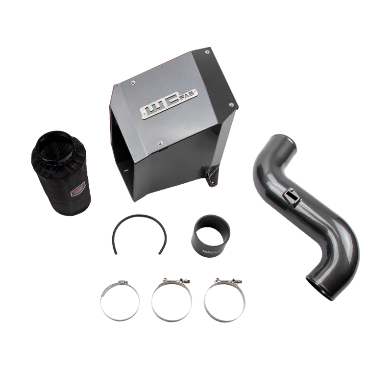 Chevrolet Duramax Performance Air Intake - Wehrli - Cold Air Intake, 4in. - Cat Yellow - `07-`10 Chevrolet Duramax Performance Air Intake - Wehrli - Cold Air Intake, 4in. - Cat Yellow - `07-`10