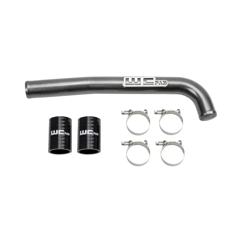 RAM Cummins Upper Coolant Pipe - Wehrli - Standard Output (SO) - Bengal Silver - `19-`24 RAM Cummins Upper Coolant Pipe - Wehrli - Standard Output (SO) - Bengal Silver - `19-`24