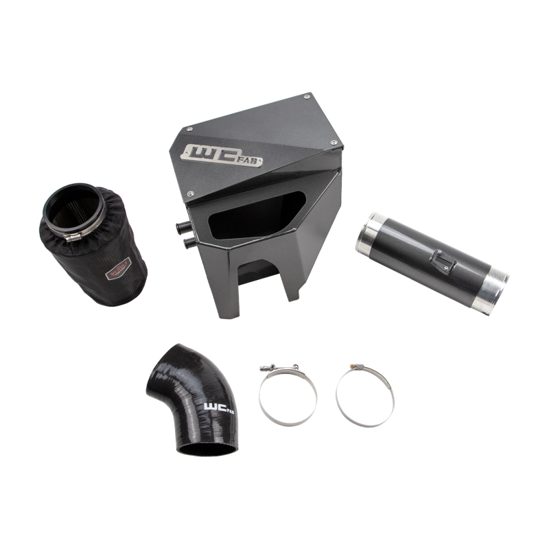 Ford Super Duty F-350 Performance Air Intake - Wehrli - 4in Intake Kit - Candy Teal - `20-`25