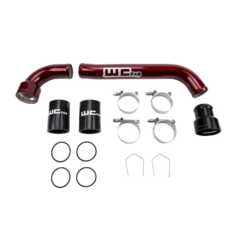 Ford F350 Upper Coolant Pipe - Wehrli - Bengal Red - `17-`24