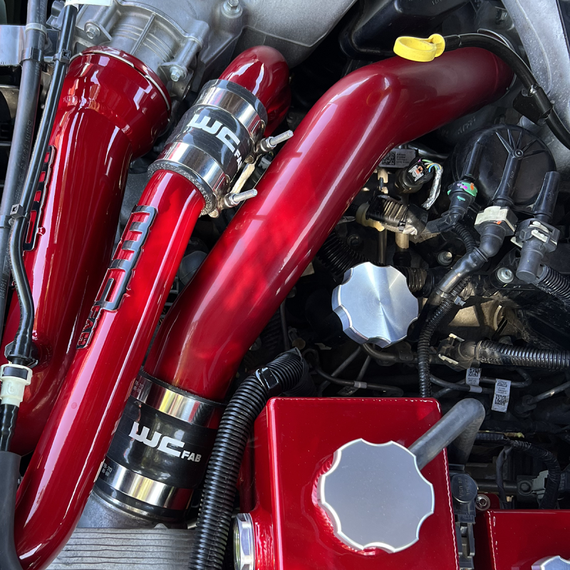 Ford Super Duty Intercooler Pipe Kit - Hot Side - Wehrli - 3